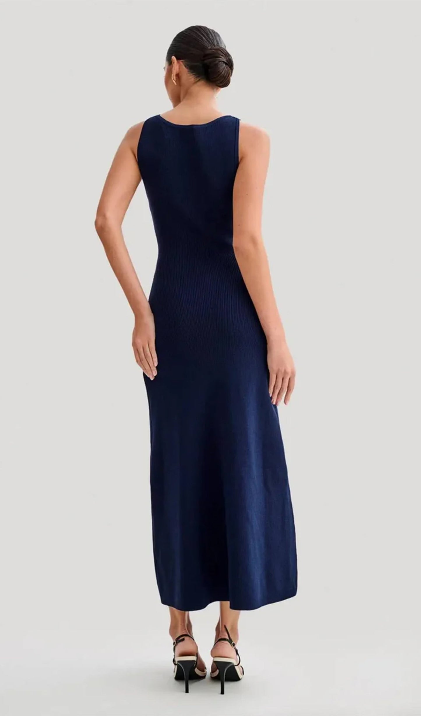 A-line Knitted Midi Dress