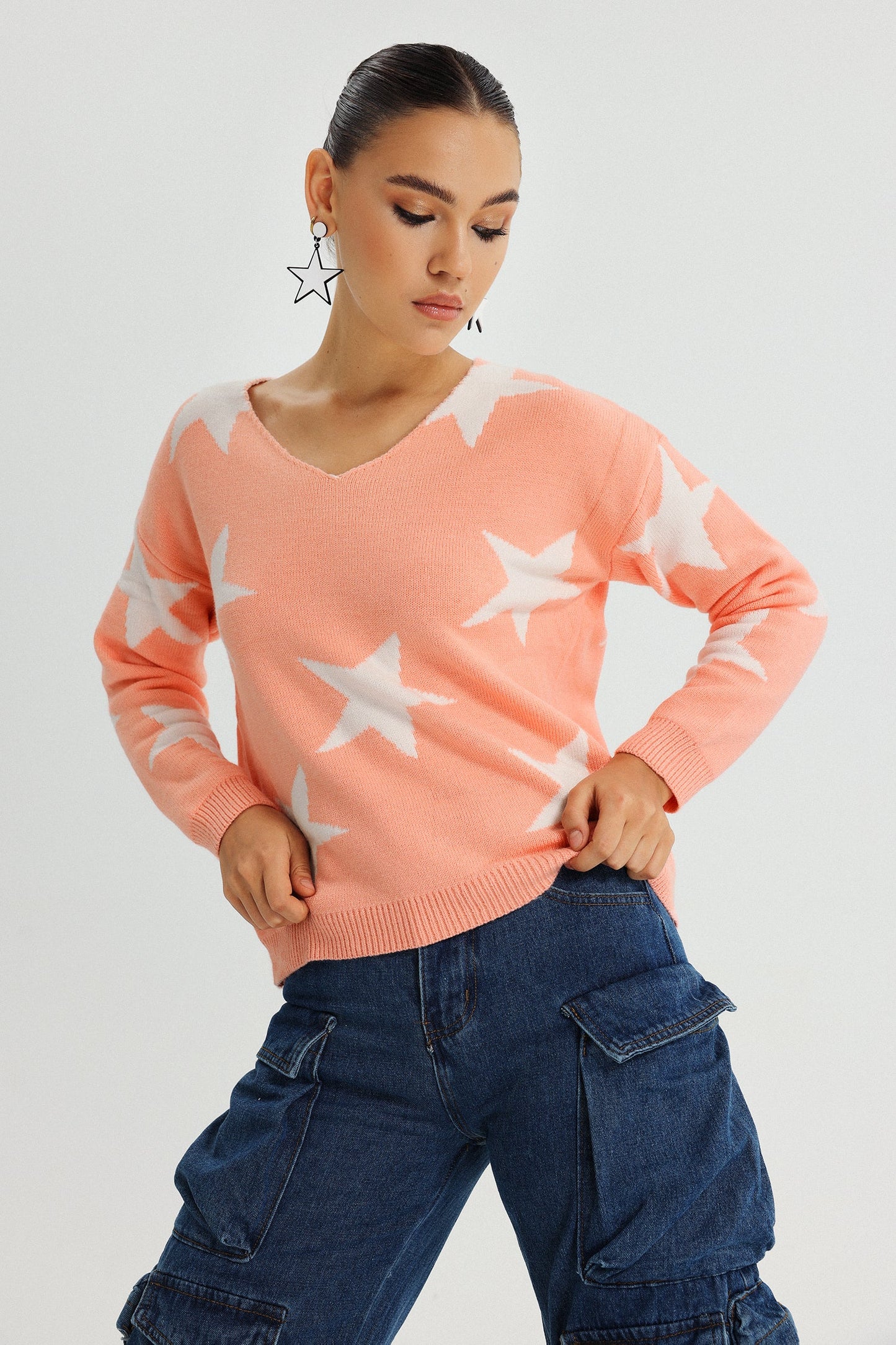 Maglione Naya Starts - Rosa