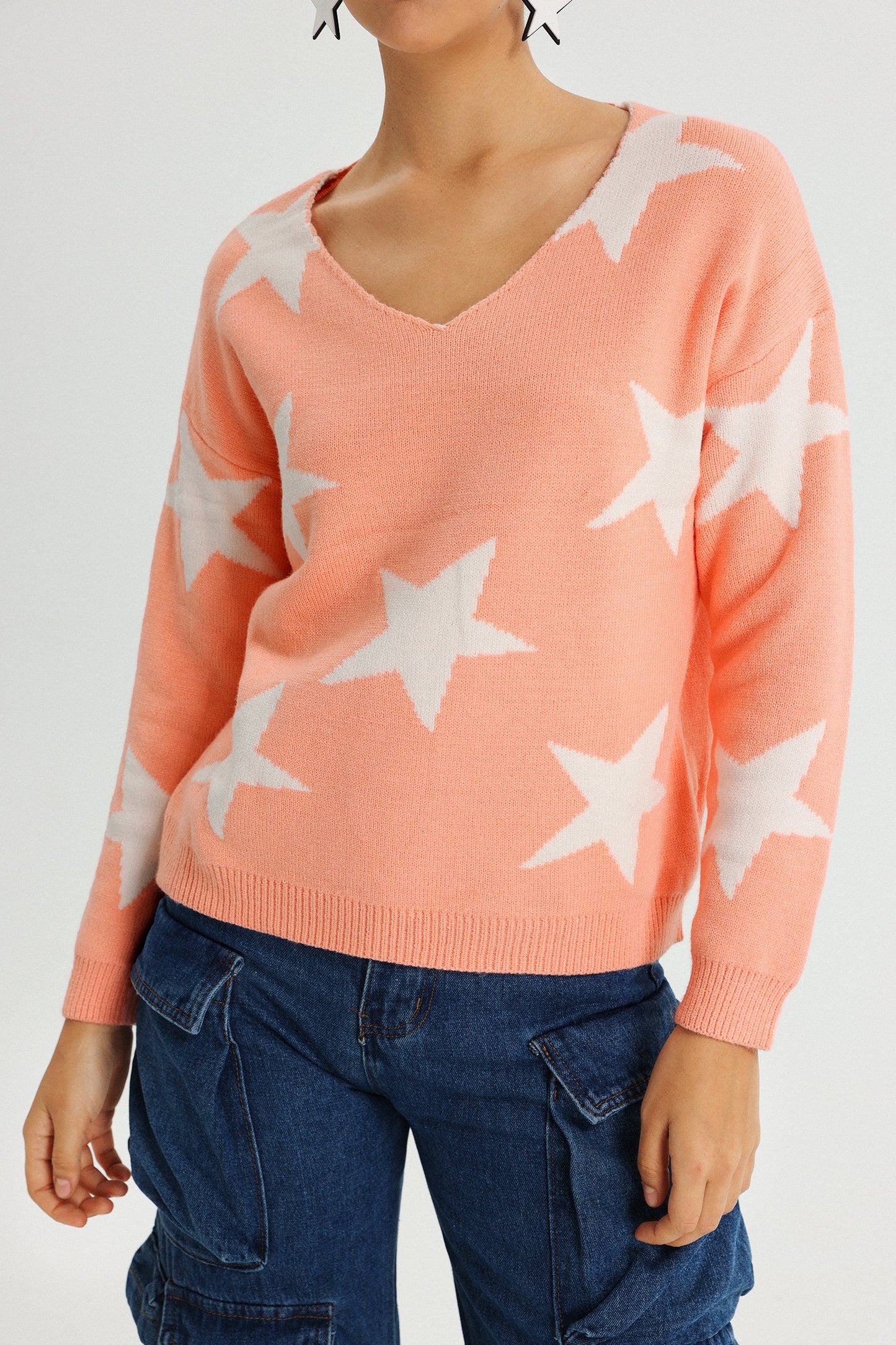Maglione Naya Starts - Rosa