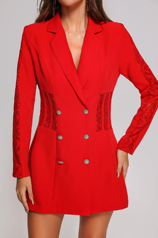 Tikia Lace Blazer Dress