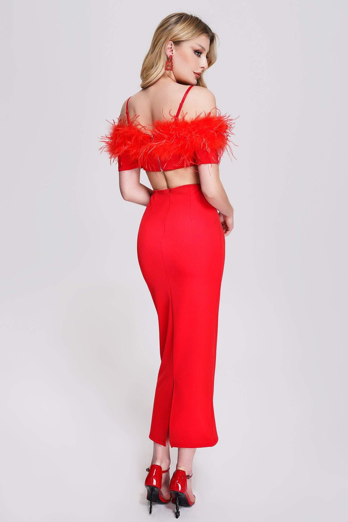 Nivia Feather Midi bandagejurk