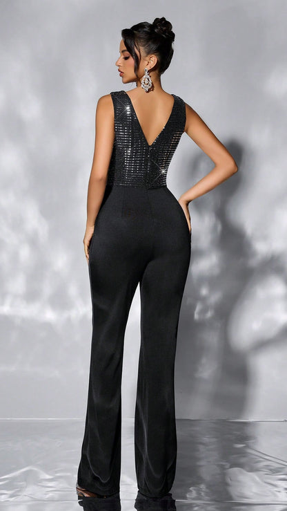 Waist-Cinching Jumpsuit