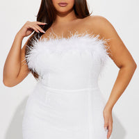 Emery Sequin Gown - White