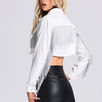 Nikalia Tassel Denim Jacket