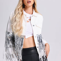 Namsa Sequin Tassel Jacket