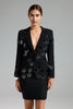 Eurien Sequin Blazer