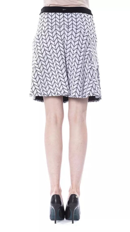 BYBLOS Black Marabou Women Skirt