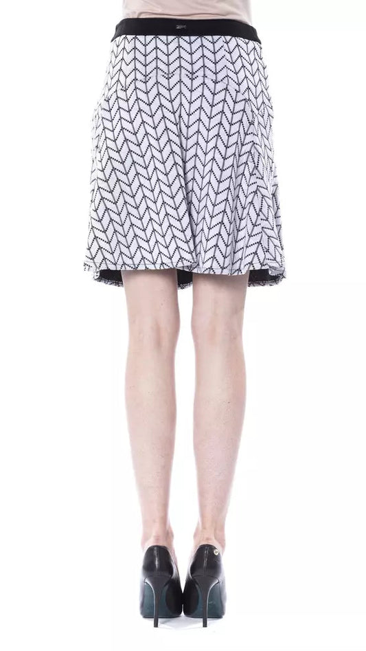 BYBLOS Black Marabou Women Skirt