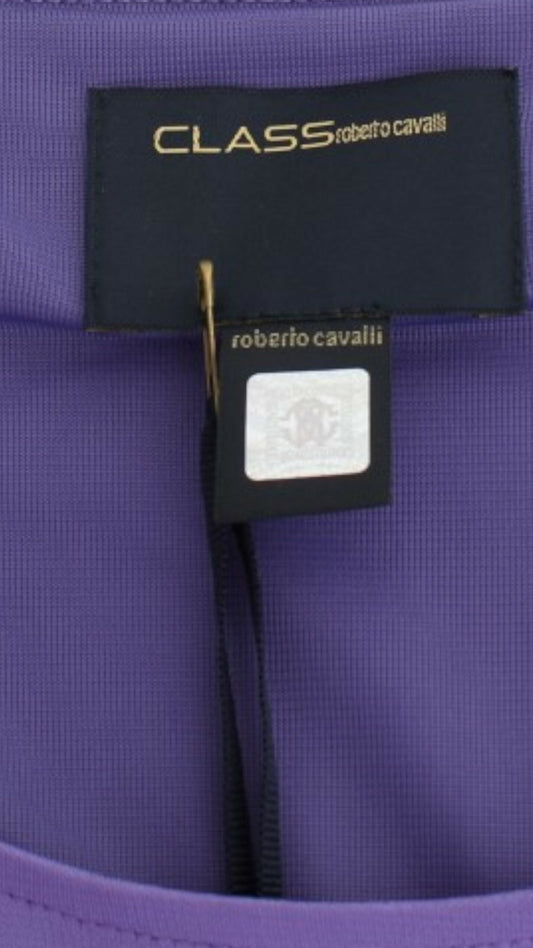 Cavalli Purple longsleeved dress