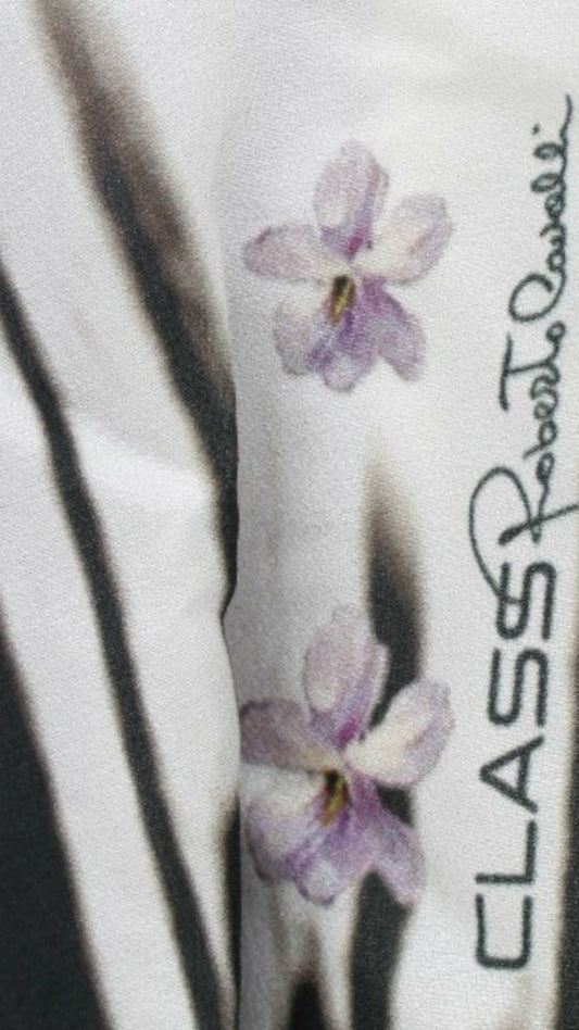 Cavalli Purple longsleeved dress