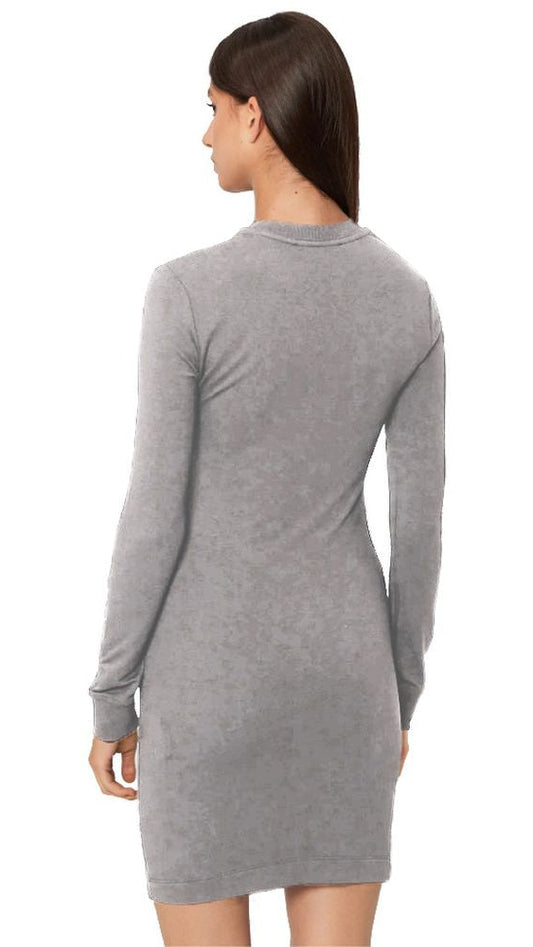 Love Moschino Brown Cotton Women Dress
