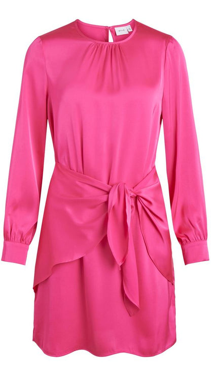Vila Clothes Pink Polyester Short
