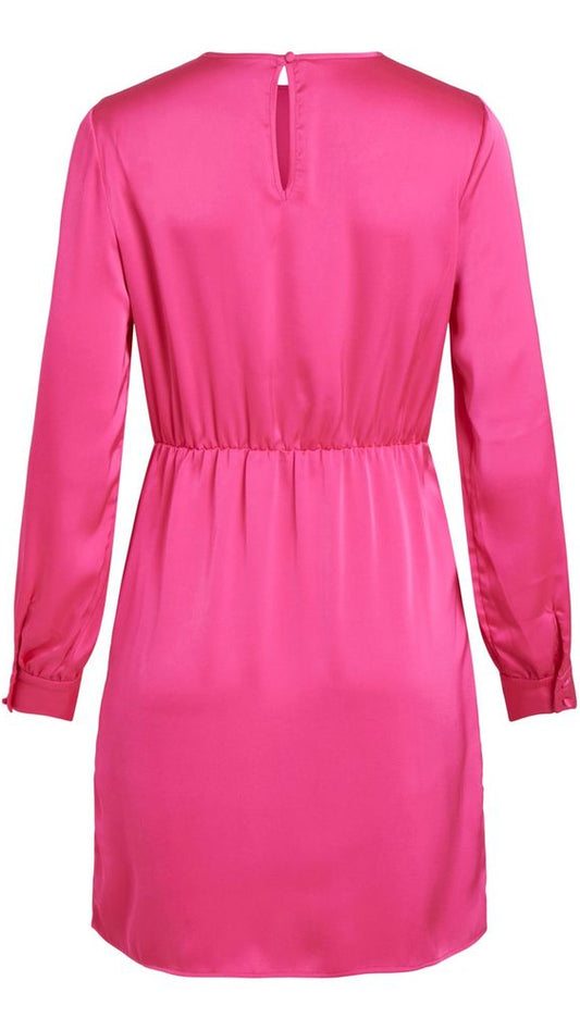 Vila Clothes Pink Polyester Short
