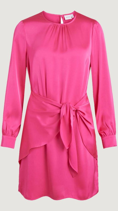 Vila Clothes Pink Polyester Short