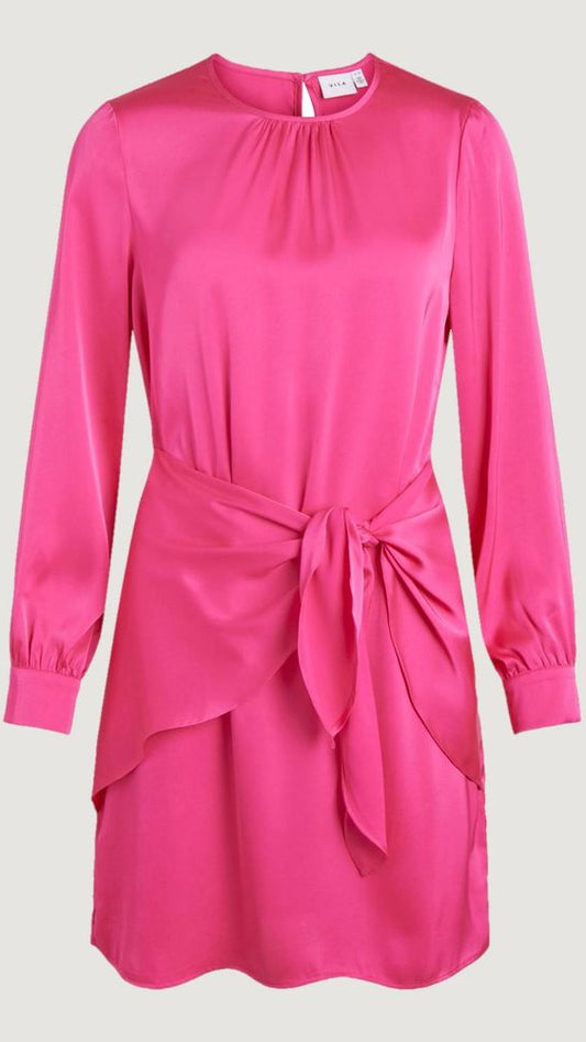 Vila Clothes Pink Polyester Short