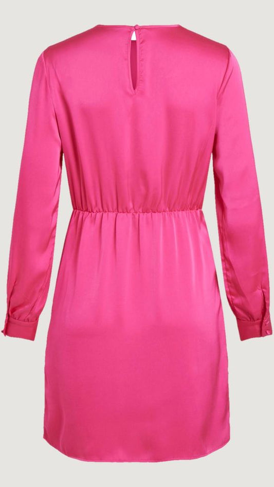 Vila Clothes Pink Polyester Short