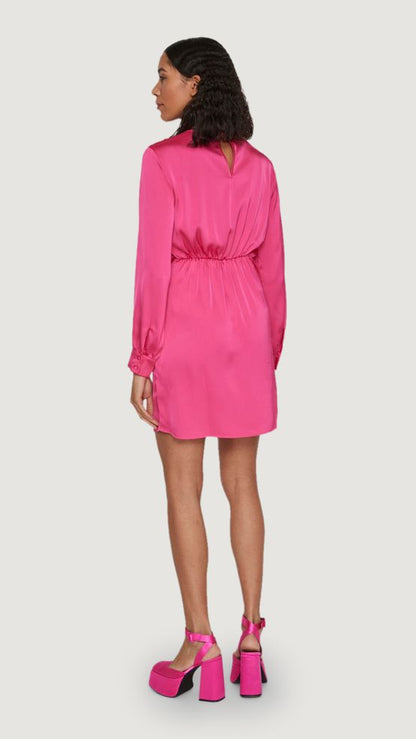 Vila Clothes Pink Polyester Short