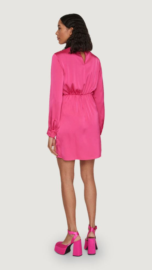 Vila Clothes Pink Polyester Short