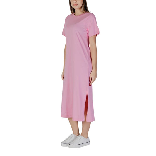 B.Young Multicolor Cotton Midi