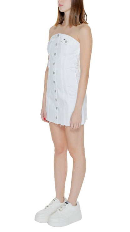 Tommy Hilfiger Jeans White Recycled Cotton Short
