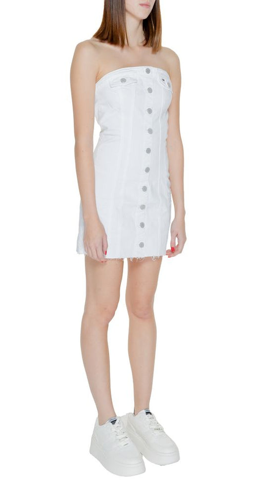 Tommy Hilfiger Jeans White Recycled Cotton Short