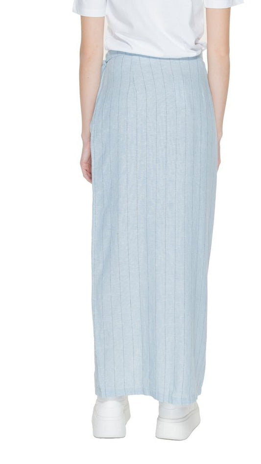 Vero Moda Light Blue Linen Skirt
