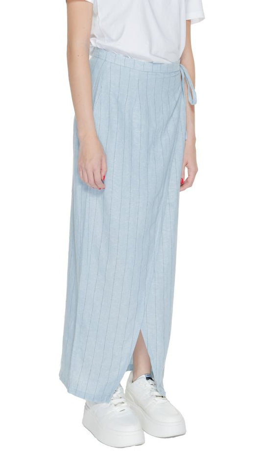 Vero Moda Light Blue Linen Skirt