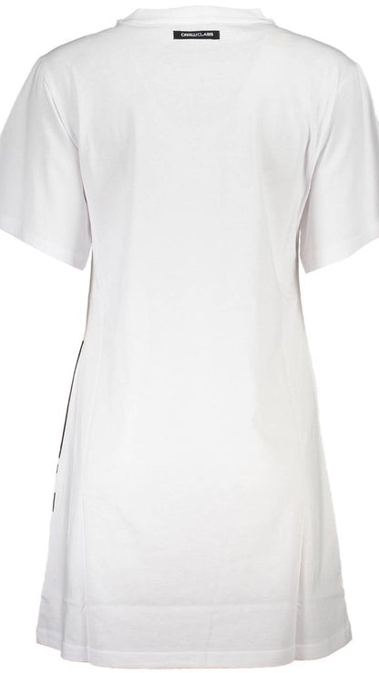Cavalli Class White Cotton Women Dress