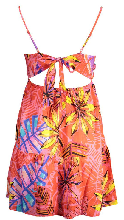 Desigual Red Polyester Dress