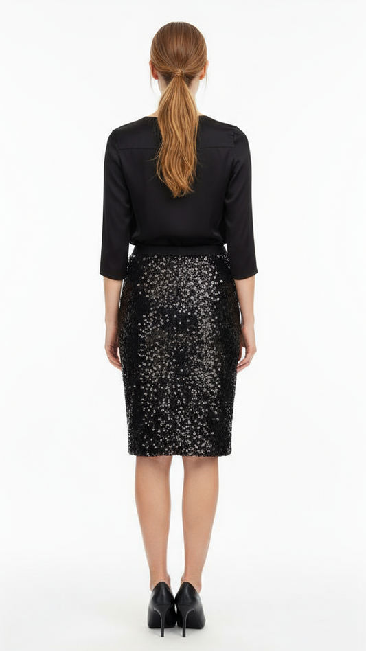 PINKO Pappacieca pencil skirt with sequins