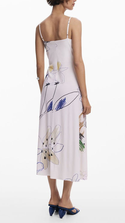 Desigual White Polyester Women Dress
