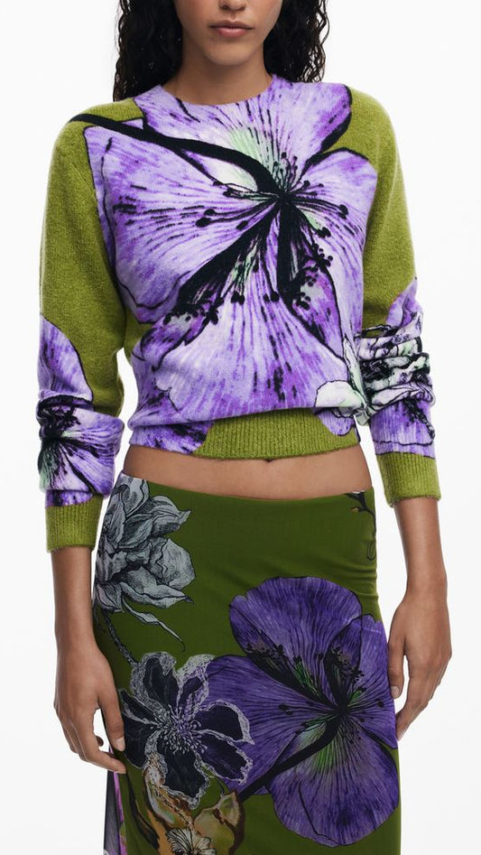 Desigual Green Polyester Women Skirt