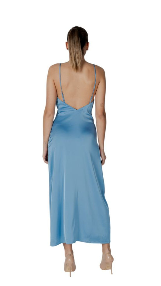 Vila Clothes Turquoise Polyester Long