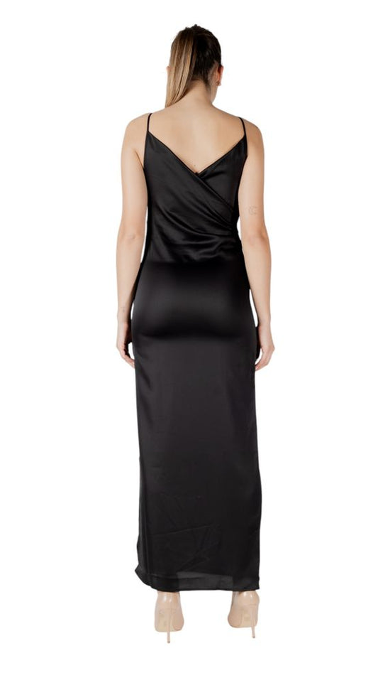 Only Black Recycled Polyester Long