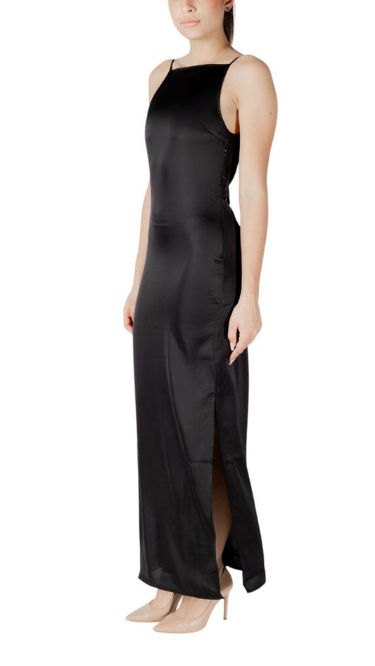 Only Black Recycled Polyester Long