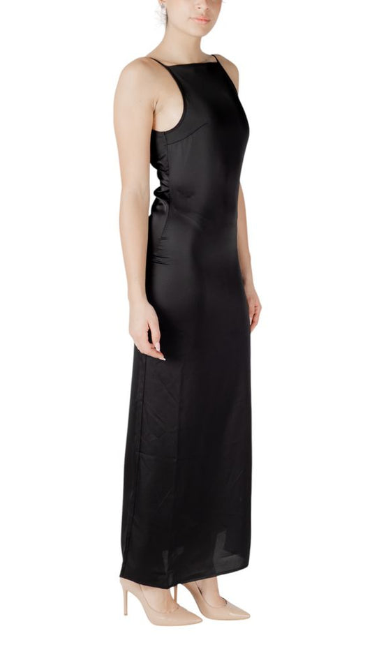 Only Black Recycled Polyester Long