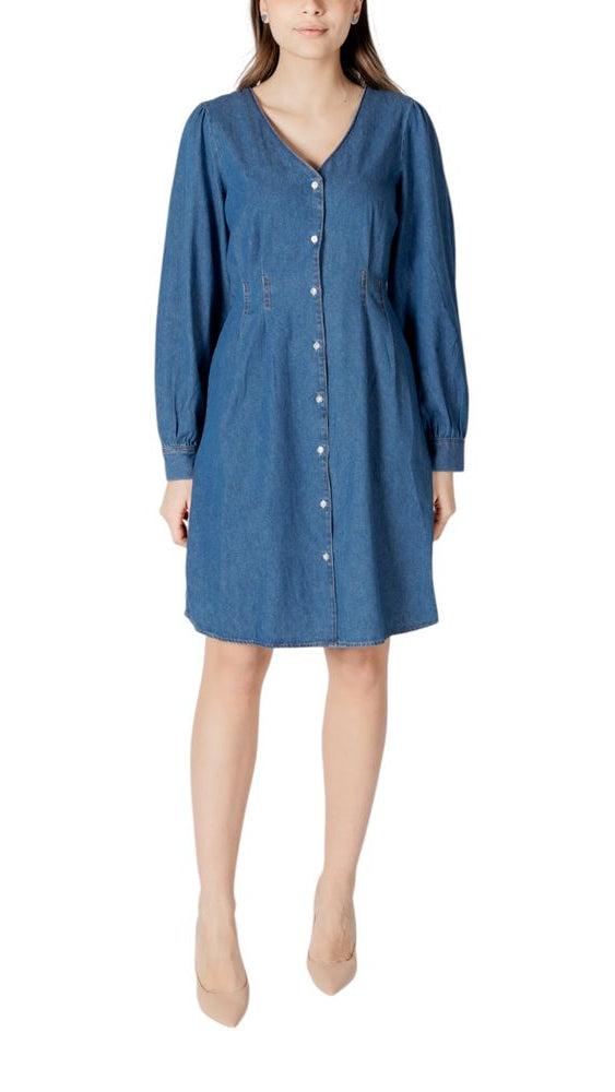 ICHI Blue Cotton Short