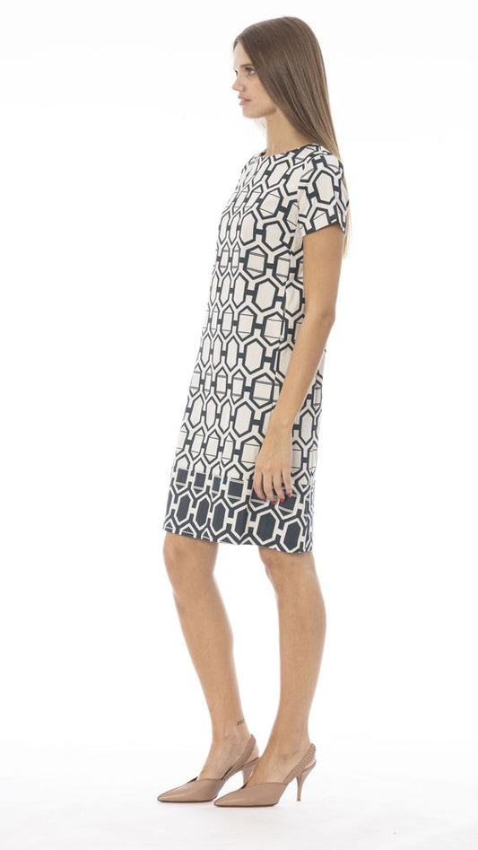 Baldinini Trend White Cotton Women Dress