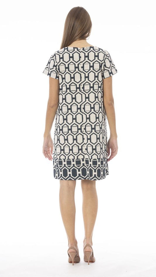 Baldinini Trend White Cotton Women Dress