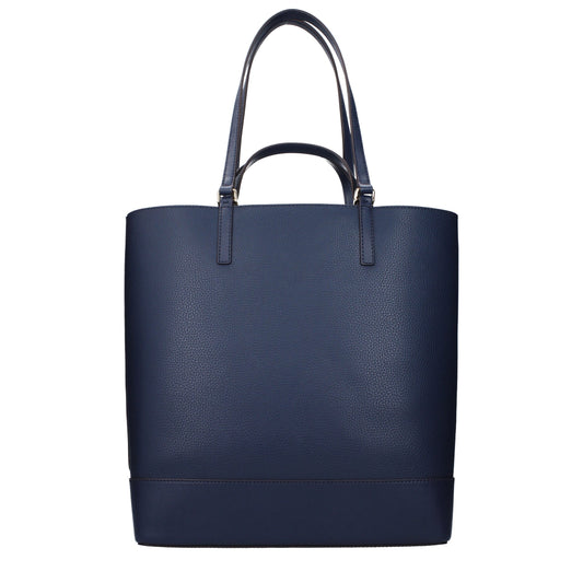 Michael Kors Blue Leather Shoulder Bag