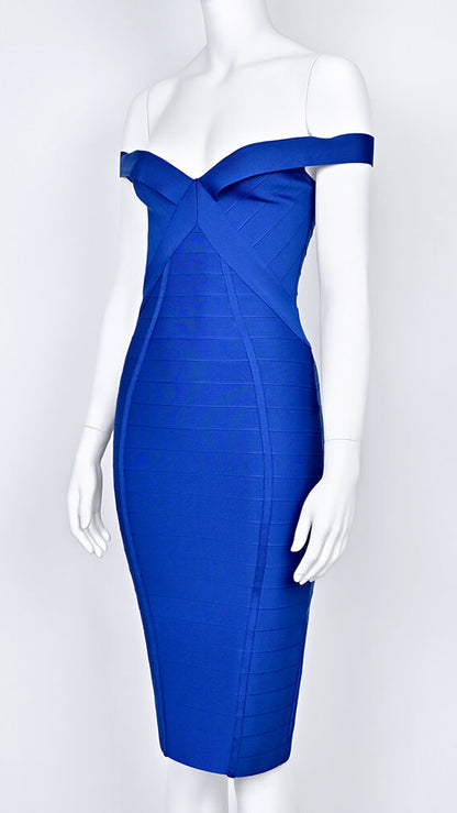 Ladi Bandage Slit Midi Dress