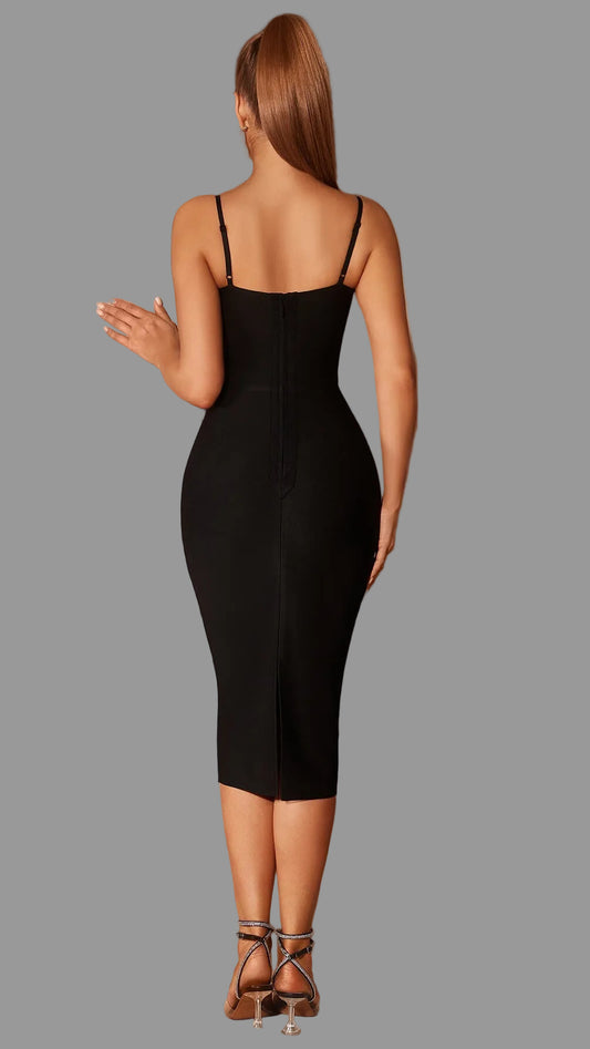Mesh Midi Dress