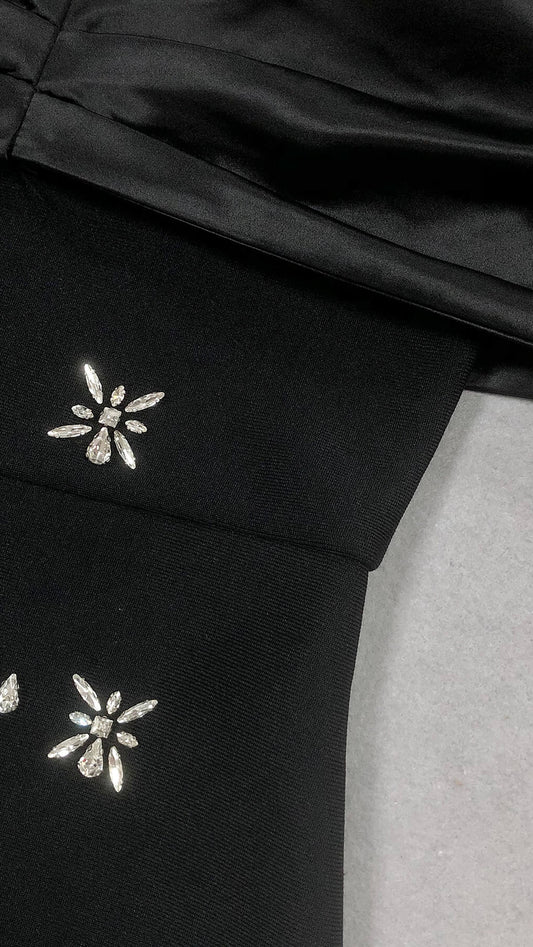 One-Shoulder Hot Diamond Bandage Dress