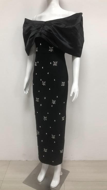 One-Shoulder Hot Diamond Bandage Dress