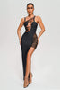 Gricely Mesh Maxi Bandage Dress