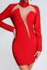 Helene Mesh Mini Bandage Dress