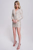 Dye Sequin Mini Dress