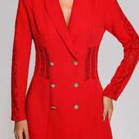 Tikia Lace Blazer Dress