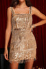 Miniabito Lulus con nappe e paillettes