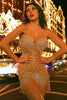 Lola Diamonate Tassel Mini Dress